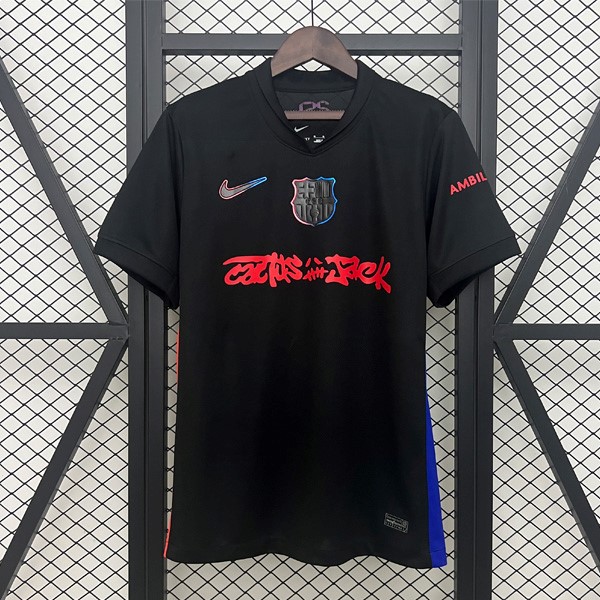 Thailand Trikot Barcelona Auswarts Limited Edition Travis Scott 2024-2025 Rote